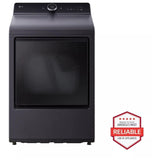 LG DLEX8600BE Electric Dryer, 7.3 cu. ft. Dryer Capacity, 24 Dry Cycles, Steam Clean, 5 Temperature Settings, Vented, Wifi Enabled, Matt Black colour