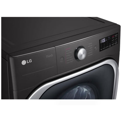 LG DLEX8900B 9.0 cu. ft. Smart Wi-Fi Enabled Front Load Electric Dryer with TurboSteam & Built-In Intelligence