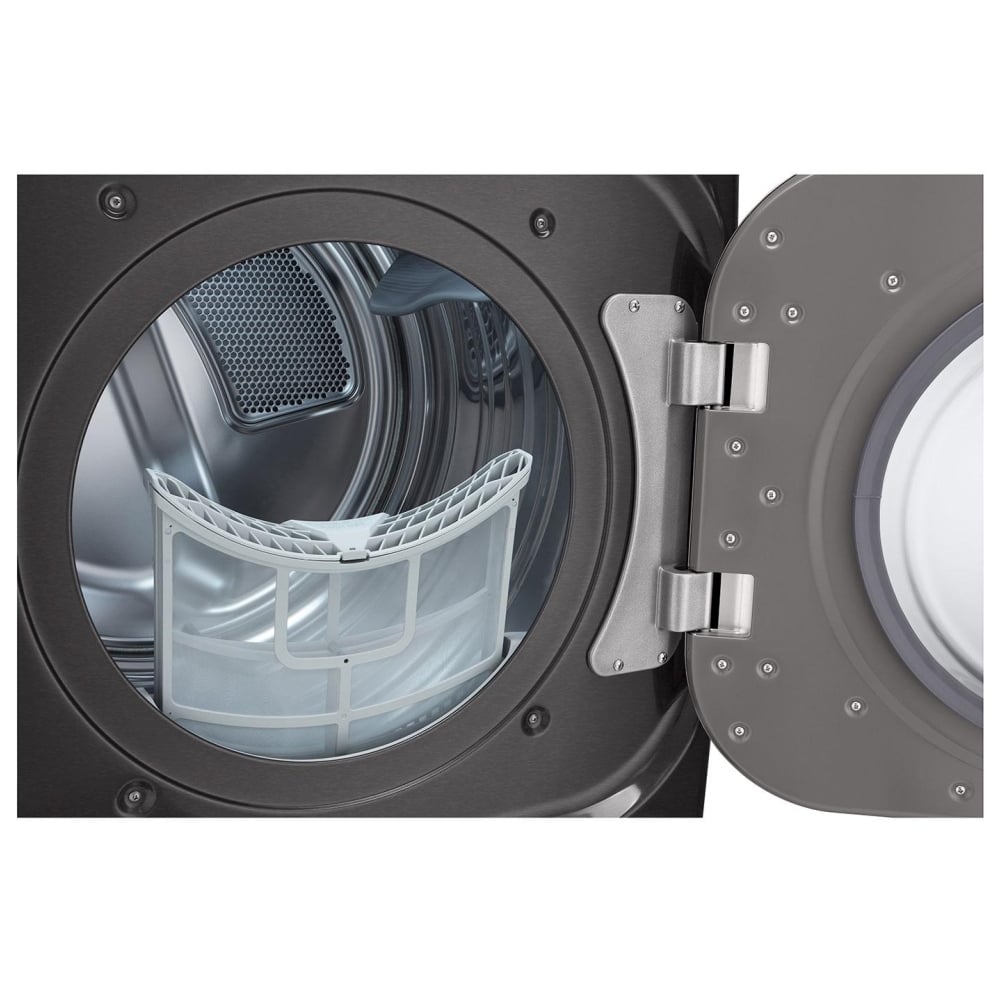 LG DLEX8900B 9.0 cu. ft. Smart Wi-Fi Enabled Front Load Electric Dryer with TurboSteam & Built-In Intelligence