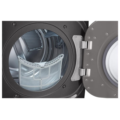 LG DLEX8900B 9.0 cu. ft. Smart Wi-Fi Enabled Front Load Electric Dryer with TurboSteam & Built-In Intelligence