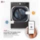 LG Washer WM8900HBA & Electric Dryer DLEX8900B & Stacking Kit KSTK2