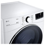 LG DLG3601W Gas Dryer, 7.4 cu. ft. Dryer Capacity, 10 Dry Cycles, 5 Temperature Settings, Vented, Stackable, Wifi Enabled, White colour