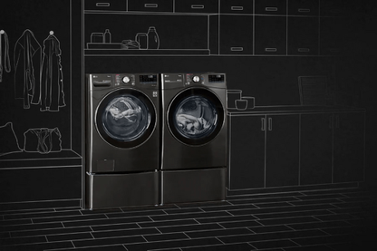 LG DLG3601W 7.4 cu. ft. Capacity Gas Dryer with Built-In AI