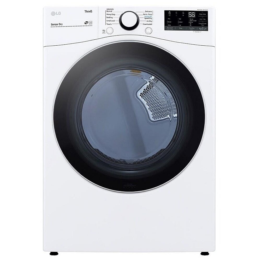 LG DLG3601W 7.4 cu. ft. Capacity Gas Dryer with Built-In AI
