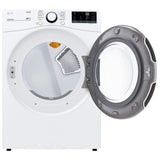 LG DLG3601W Gas Dryer, 7.4 cu. ft. Dryer Capacity, 10 Dry Cycles, 5 Temperature Settings, Vented, Stackable, Wifi Enabled, White colour