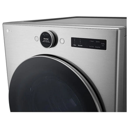 7.4 cu. ft. Ultra Large Capacity Smart Front Load Gas Dryer with Sensor Dry & Steam Technology DLGX5501V