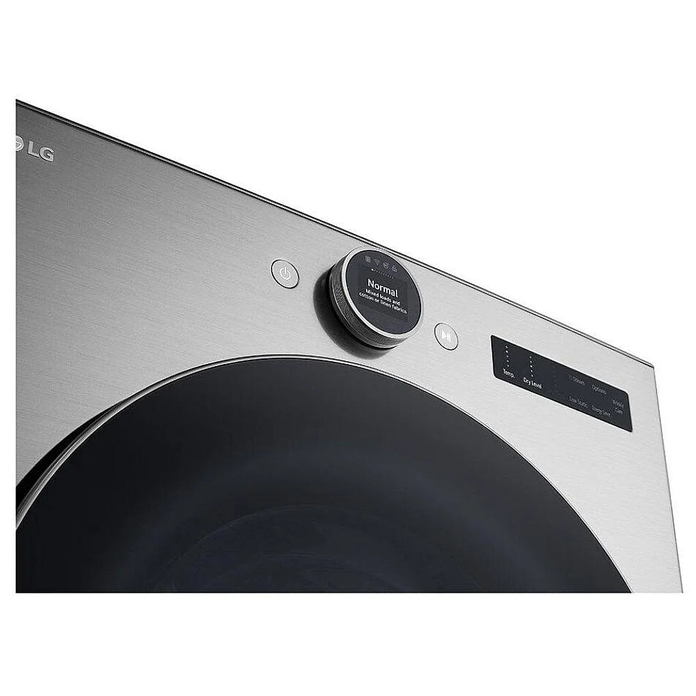 7.4 cu. ft. Ultra Large Capacity Smart Front Load Gas Dryer with Sensor Dry & Steam Technology DLGX5501V