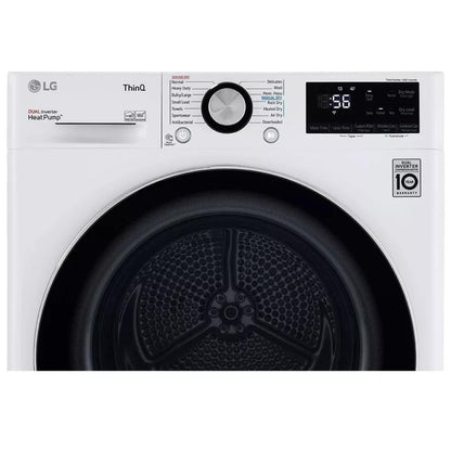 LG DLHC1455W 4.2 cu.ft. Smart Wi-Fi Enabled Compact Front Load Dryer