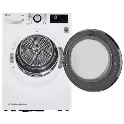 4.2 cu.ft. Smart wi-fi Enabled Compact Front Load Dryer with Dual Inverter HeatPump™ Technology Electric Dryer DLHC1455W