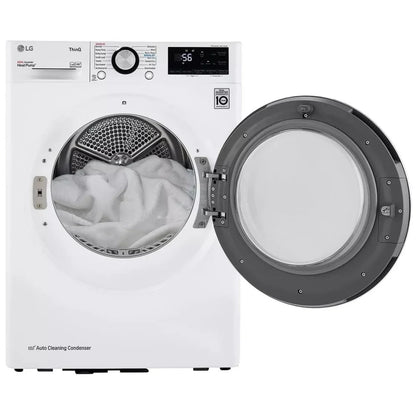 4.2 cu.ft. Smart wi-fi Enabled Compact Front Load Dryer with Dual Inverter HeatPump™ Technology Electric Dryer DLHC1455W