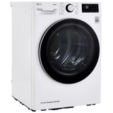 LG DLHC1455W Electric Dryer, 4.2 cu. ft. Dryer Capacity, 14 Dry Cycles, Steam Clean, 3 Temperature Settings, Ventless - Heat Pump, Stackable, Wifi Enabled, White colour