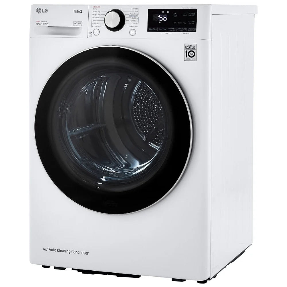 4.2 cu.ft. Smart wi-fi Enabled Compact Front Load Dryer with Dual Inverter HeatPump™ Technology Electric Dryer DLHC1455W