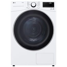 LG DLHC3602W Electric Dryer, 7.8 cu. ft. Dryer Capacity, 11 Dry Cycles, 2 Temperature Settings, Ventless - Heat Pump, Stackable, White colour