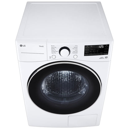 LG DLHC3602W Electric Dryer, 7.8 cu. ft. Dryer Capacity, 11 Dry Cycles, 2 Temperature Settings, Ventless - Heat Pump, Stackable, White colour
