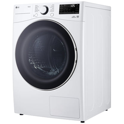 LG DLHC3602W Electric Dryer, 7.8 cu. ft. Dryer Capacity, 11 Dry Cycles, 2 Temperature Settings, Ventless - Heat Pump, Stackable, White colour