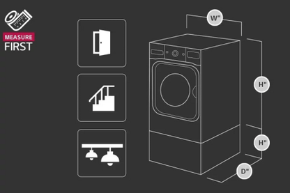 LG DLHC5502V 7.8 cu. ft. 6-Motion DirectDrive Dryer with Heat Pump Electric Dryer