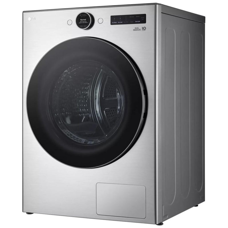 LG DLHC5502V Electric Dryer, 7.8 cu. ft. Dryer Capacity, 23 Dry Cycles, 2 Temperature Settings, Ventless - Heat Pump, Stackable, Wifi Enabled, Graphite Steel colour