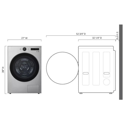 7.8 cu.ft 6-Motion DirectDrive® Dryer with Heat Pump Electric Dryer DLHC5502V