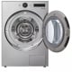 LG Washer WM5500HVA & Heat Pump Dryer DLHC5502V & Stacking Kit HSTK1B