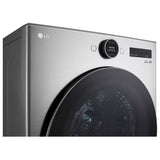 LG DLHC5502V Electric Dryer, 7.8 cu. ft. Dryer Capacity, 23 Dry Cycles, 2 Temperature Settings, Ventless - Heat Pump, Stackable, Wifi Enabled, Graphite Steel colour