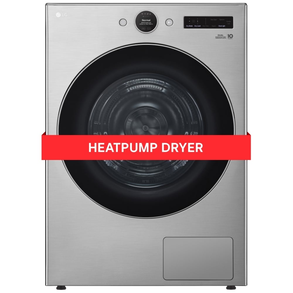 LG DLHC5502V 7.8 cu. ft. 6-Motion DirectDrive Dryer with Heat Pump Electric Dryer