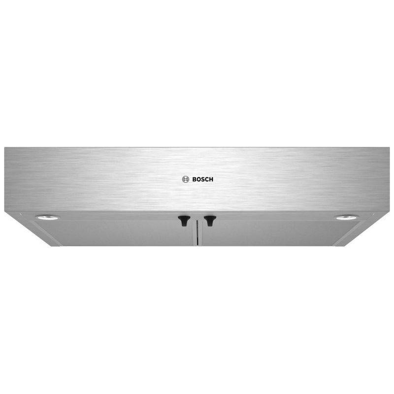 Bosch DUH30253UC Range Hood, 30 inch Exterior Width, Aluminum Mesh Filter, 300 CFM, LED, Aluminum Mesh Filter, Stainless Steel colour