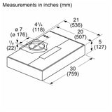 Bosch 500 Series DUH50353UC Range Hood