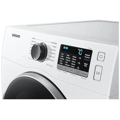 Samsung DV25B6800EW Ventless Electric Dryer, 4 cu. ft. Dryer Capacity, Stackable, Steel Drum, White colour