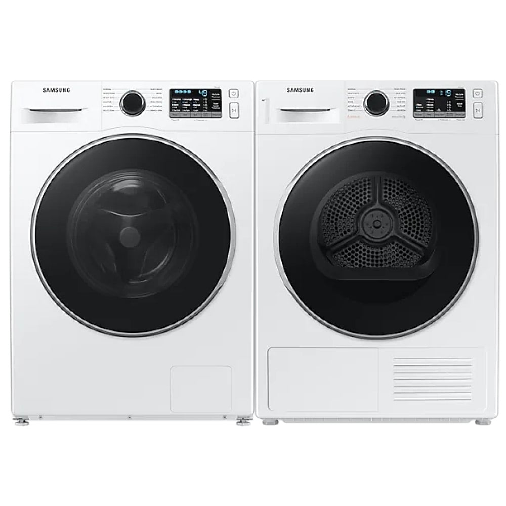 Samsung Front Load Washer WW25B6800AW & Electric Dryer DV25B6800HW