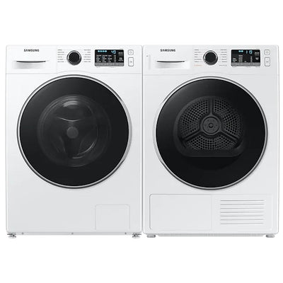 Samsung Front Load Washer WW25B6800AW & Electric Dryer DV25B6800HW