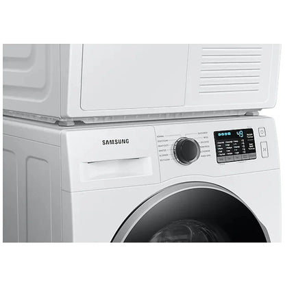 Samsung DV25B6800HW Electric Dryer, 4 cu. ft. Dryer Capacity, 5 Temperature Settings, Stackable, Steel Drum, White colour Ventless (Heat Pump)