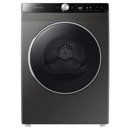 Samsung DV25B6900EX Electric Dryer, 4 cu. ft. Dryer Capacity, 5 Temperature Settings, Stackable, Steel Drum, Wifi Enabled, Grey colour