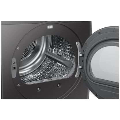 Samsung DV25B6900EX Electric Dryer, 4 cu. ft. Dryer Capacity, 5 Temperature Settings, Stackable, Steel Drum, Wifi Enabled, Grey colour
