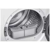 Samsung DV25FG50B0BEAC Electric Dryer, 4 cu. ft. Dryer Capacity, 12 Dry Cycles, 3 Temperature Settings, Ventless - Heat Pump, Stackable, White colour