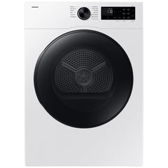 Samsung DV25FG50BVBEAC Electric Dryer, 4 cu. ft. Dryer Capacity, 12 Dry Cycles, 5 Temperature Settings, Vented, Stackable, White colour