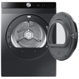 Samsung DV25FG60BVBBAC Electric Dryer, 4 cu. ft. Dryer Capacity, 15 Dry Cycles, 5 Temperature Settings, Vented, Stackable, Wifi Enabled, Black colour