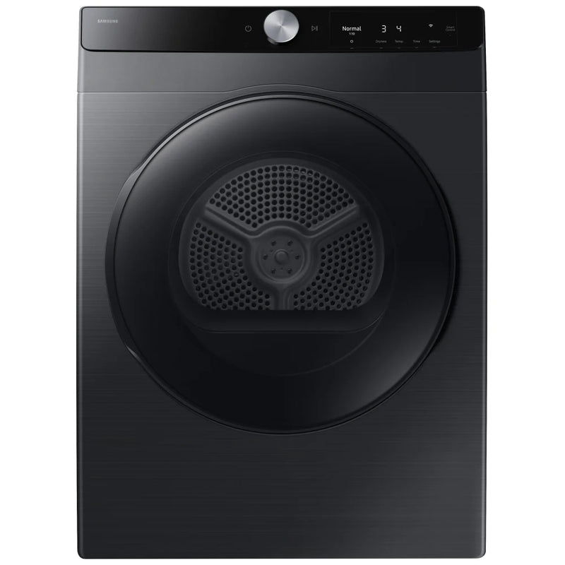Samsung DV25FG60BVBBAC Electric Dryer, 4 cu. ft. Dryer Capacity, 15 Dry Cycles, 5 Temperature Settings, Vented, Stackable, Wifi Enabled, Black colour