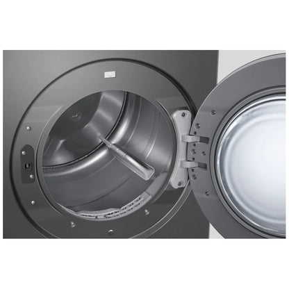 Samsung Bespoke DV90F53AESAC Electric Dryer, 7.6 cu. ft. Dryer Capacity, Steam Clean, 5 Temperature Settings, Stackable, Steel Drum, Wifi Enabled, Dark Steel colour