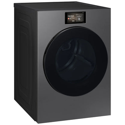 Samsung Bespoke DV90F53AESAC Electric Dryer, 7.6 cu. ft. Dryer Capacity, Steam Clean, 5 Temperature Settings, Stackable, Steel Drum, Wifi Enabled, Dark Steel colour