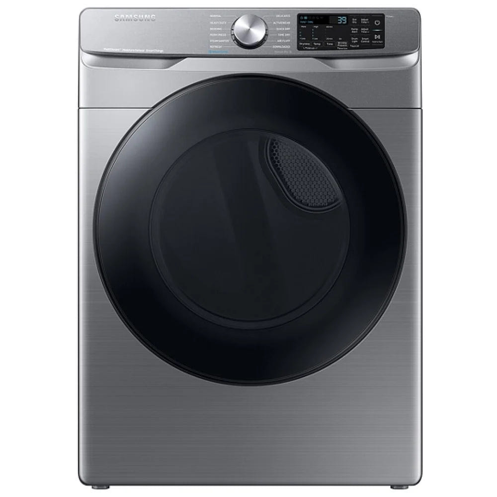 Samsung DVE45B6305P - DVE45B6305P/AC Electric Dryer, 7.5 cu. ft. Dryer Capacity, Steam Clean, 5 Temperature Settings, Stackable, Steel Drum, Wifi Enabled, Grey colour