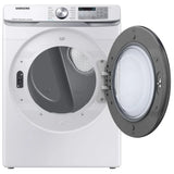 Samsung DVE45B6305W - DVE45B6305W/AC Electric Dryer, 7.5 cu. ft. Dryer Capacity, 12 Dry Cycles, Steam Clean, 5 Temperature Settings, Vented, Stackable, Wifi Enabled, White colour