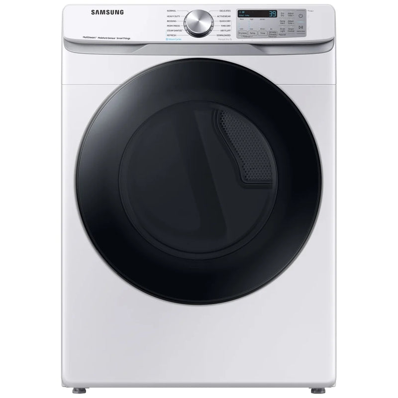 Samsung DVE45B6305W - DVE45B6305W/AC Electric Dryer, 7.5 cu. ft. Dryer Capacity, 12 Dry Cycles, Steam Clean, 5 Temperature Settings, Vented, Stackable, Wifi Enabled, White colour