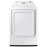 Samsung DVE45T3200W - DVE45T3200W/AC Electric Dryer, 7.2 cu. ft. Dryer Capacity, 7 Dry Cycles, 4 Temperature Settings, Vented, White colour