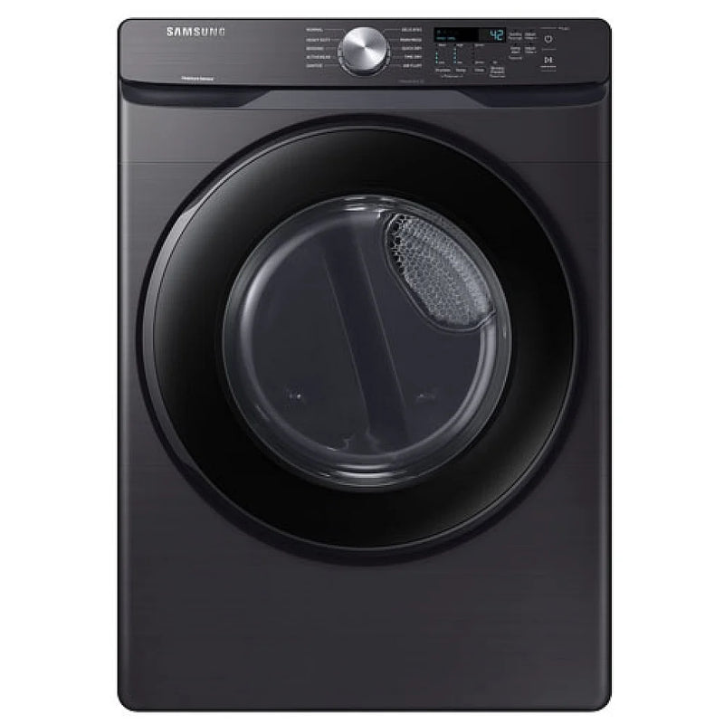 Samsung DVE45T6005V - DVE45T6005V/AC Electric Dryer, 7.5 cu. ft. Dryer Capacity, 10 Dry Cycles, 5 Temperature Settings, Vented, Stackable, Wifi Enabled, Black Stainless Steel colour