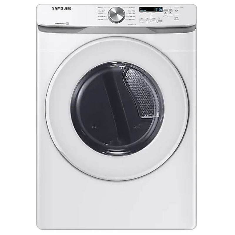Samsung DVE45T6005W - DVE45T6005W/AC Electric Dryer, 7.5 cu. ft. Dryer Capacity, 10 Dry Cycles, 5 Temperature Settings, Vented, Stackable, White colour