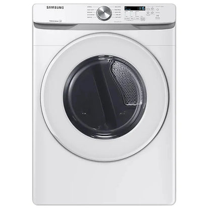 Samsung DVE45T6005W - DVE45T6005W/AC Electric Dryer, 7.5 cu. ft. Dryer Capacity, 5 Temperature Settings, Stackable, Steel Drum, White colour