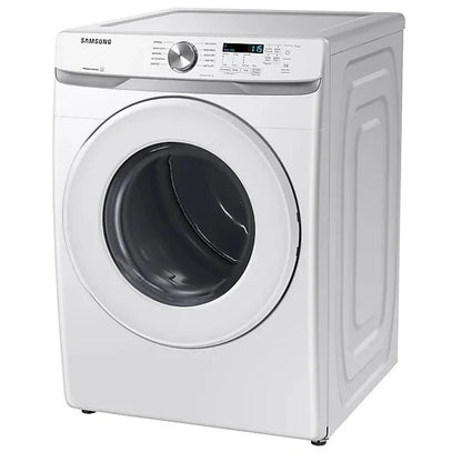 Samsung DVE45T6005W - DVE45T6005W/AC Electric Dryer, 7.5 cu. ft. Dryer Capacity, 5 Temperature Settings, Stackable, Steel Drum, White colour