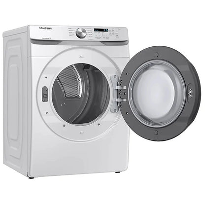 Samsung DVE45T6005W - DVE45T6005W/AC Electric Dryer, 7.5 cu. ft. Dryer Capacity, 5 Temperature Settings, Stackable, Steel Drum, White colour