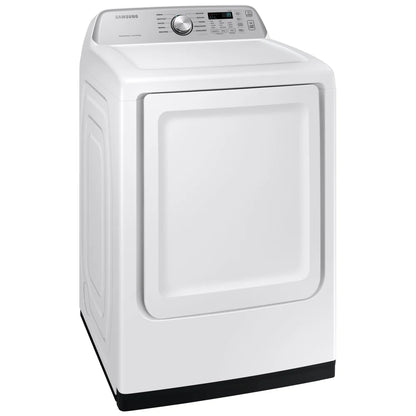Samsung DVE47CG3500WAC Electric Dryer, 7.4 cu. ft. Dryer Capacity, 10 Dry Cycles, 4 Temperature Settings, Porcelain Drum, Wifi Enabled, White colour