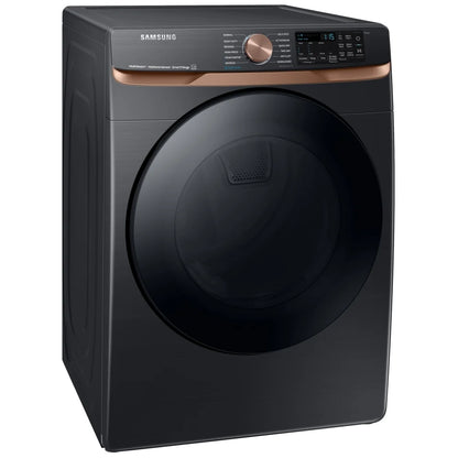 Samsung DVE50BG8300VAC Electric Dryer, 7.5 cu. ft. Dryer Capacity, Steam Clean, 5 Temperature Settings, Stackable, Steel Drum, Wifi Enabled, Black colour